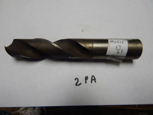 Morse  59/64&#034;   Straight Flute Twist Drill  Bit