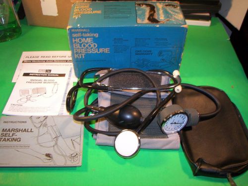Marshall Self-Testing Home Blood Pressure Kit #104 New in Box