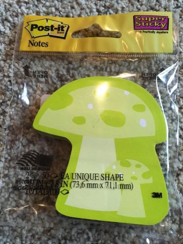 New Post-it Super Sticky Notes, 3 x 3 Inches (Green Mushroom), Green Mushroom