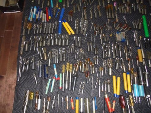 Huge lot machinist end mill cutters &amp; machinist hand taps for sale