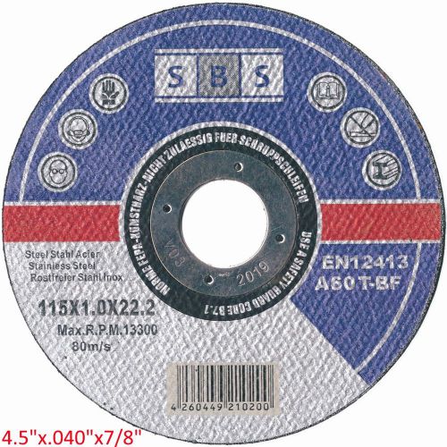 4.5&#034; x 7/8&#034; Cut-Off Wheel Disc Stainless Steel A60TBF for Angle Grinder # 3 2 1