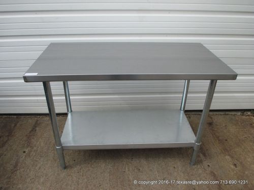 New stainless steel work prep table 48&#034; x 24&#034; , nsf for sale