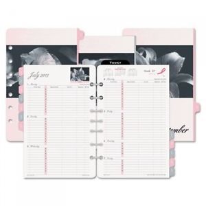 Day-timer 2014 pink ribbon desk-size weekly refill, 5.5 x 8.5 inches (14210) for sale