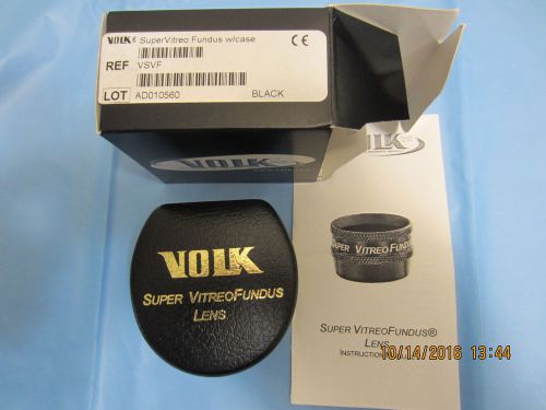 Volk Super Vitreo Fundus Lens with case