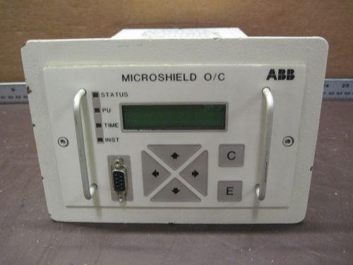 Abb microshield o/c multiphase time-overcurrent relay for sale