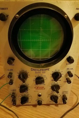 Oscilloscope Vintage Eico Model 460 DC-Wide Band Powers Up....Very nice conditio