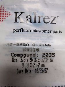 KALREZ AS-568A O-Ring K#110 Compound: 2035 3/8&#034; x 9/16&#034; x 3/32&#034; (9.19 x 2.62 mm)