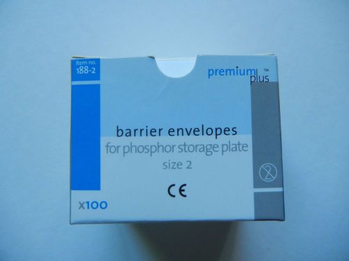 Premium Plus Barrier Envlopes for Phosphor Storage Plate (Size 2) , 2 Boxes