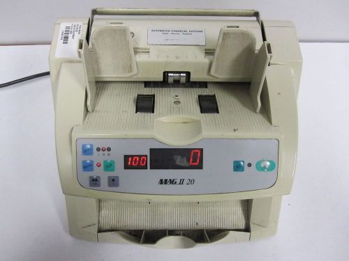 Magner Mag II Model 20 Currency Bill Cash Counter Tested Working