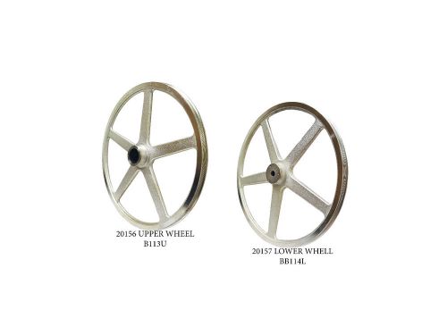 Butcher Boy SA20 UPPER AND LOWER BAND SAW WHEELS / PULLEYS NEW BB113U BB114L