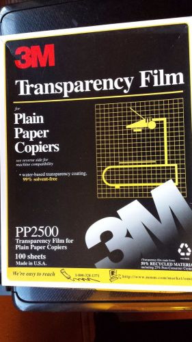 3M Transparency Film PP2500 - open box - 55 sheets