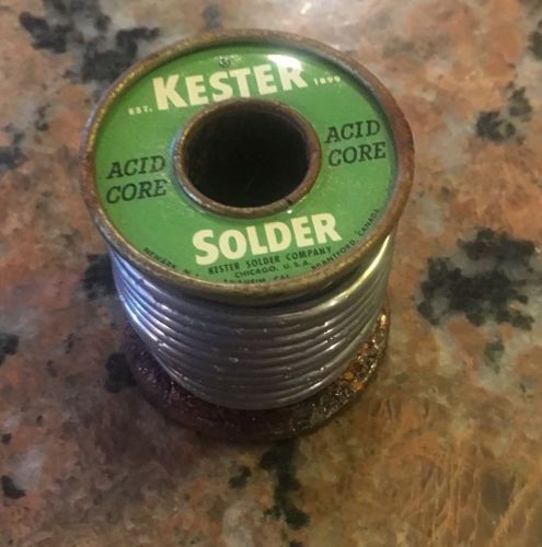 Vintage Kester Solder 1950&#039;s-60&#039;s Almost Full Roll