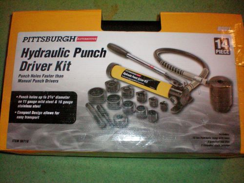 14 pc. hydraulic knockout punch set, for sale