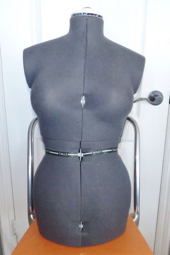 SEAMSTRESS MANNEQUIN MEDIUM ADJUSTABLE DRESS SIZE SETTINGS TAILORING SEWING FORM