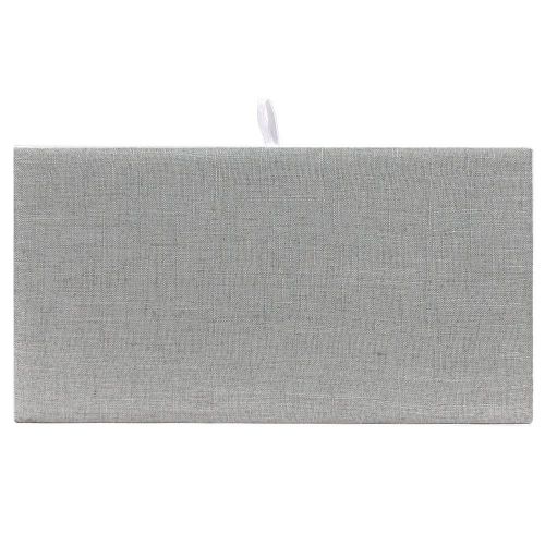 FLAT GRAY LINER DRAWER LINER JEWELRY TRAY LINER FULL TRAY INSERT GREY LINEN