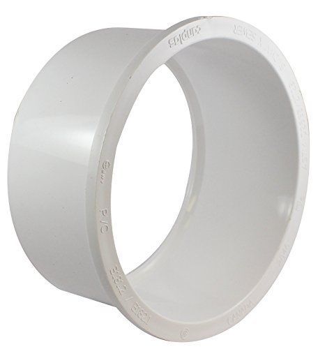 Canplas 192846 PVC DWV Adapter Bushing, 6-Inch, White