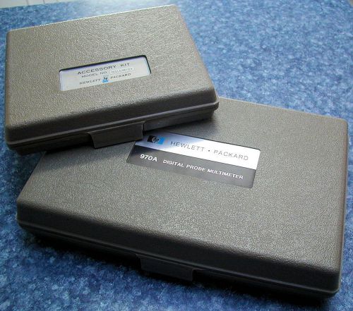 Hewlett-Packard PLASTIC CASES: 9872A X-Y Plotter Accessories, HP 970A Probe DMM