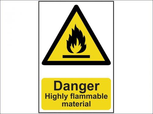 Scan - Danger Highly Flammable Material - PVC 200 x 300mm