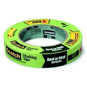 3M Masking Tape for Hard-to-Stick Surfaces, 1-Inch by 60-Yard