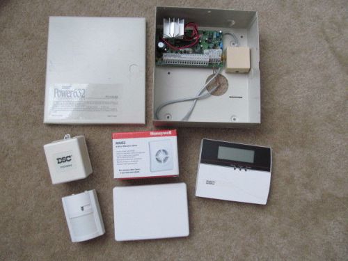 DSC POWER 623 SECURITY SYSTEM WITH TRANSFORMER AND LCD5500 KEYPAD