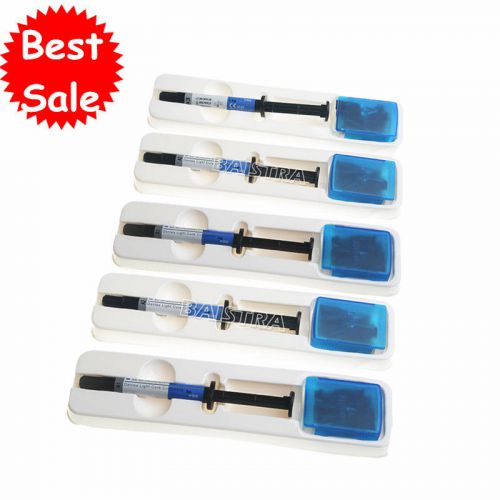 5 X Dental Dentex Curing Light A3 Shade Flowable Composite Resin Refill 3g Hot