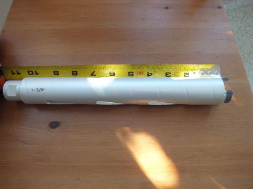 Diamond  drill bit core boring diameter 1-1/2 inch concrete   drill 11&#034;  long for sale