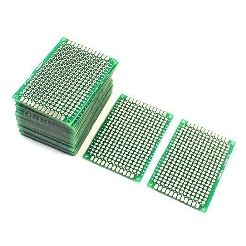 uxcell Uxcell 25Pcs Double Sided Protoboard Prototyping Pcb Board 4cm x 6cm