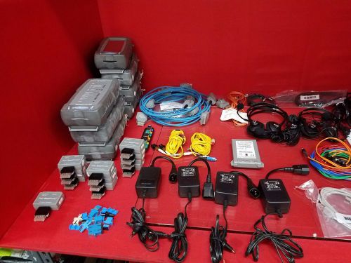 A lot of agilent wirescope 350 professional test kit- modules and accessories for sale