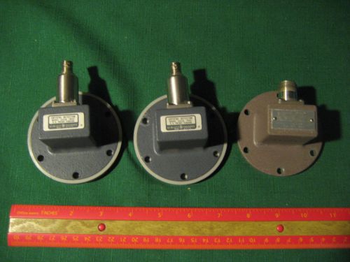Vintage Hewlett Packard HP RF Parts 2x Chrystal Detector J424A 1x Adapter J281A