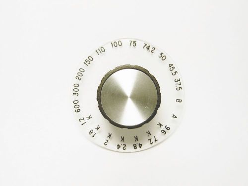 NOS Vintage Skirted Oscillator Illuminated Instrument Dial Control Knob 0.9&#034; Dia