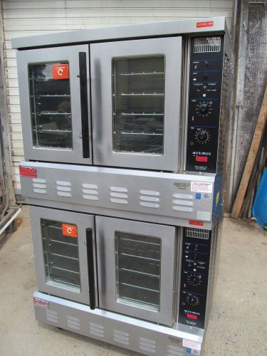 LANG DOUBLE STACK GAS CONVECTION OVENS, GCCO-AP,  GREAT CONDITION !!