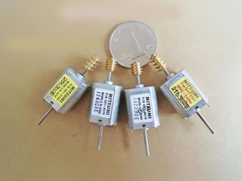 4pcs Japanese miniature DC motors  Iron cover  Brush  12V biaxial  030 Motor