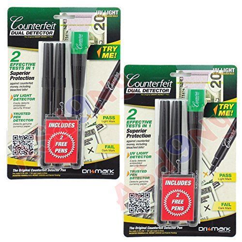 Drimark Dual Test CD Counterfeit Detector Pen (Pack of 2)