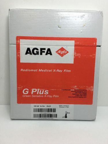 AGFA RADIOMAT PCB0810 X-Ray Film, Full Speed, 8&#034; x 10&#034;, Blue Sensitive 100 NIF