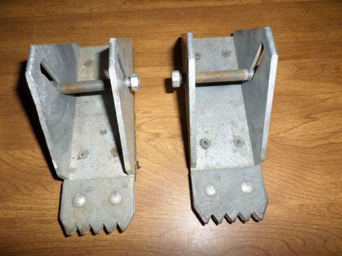 Extension ladder replacement feet 2 x 5&#034; aprox. swivel safety shoes anti slip for sale