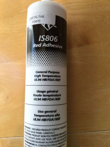 Momentive Performance Materials IS806 Red Adhesive, General Purpose High Temp