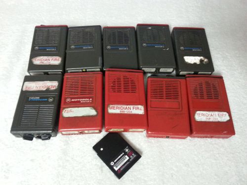 Lot of 10 Low Band VHF Motorola Minitor 2 II Fire EMS Police Pager Channel