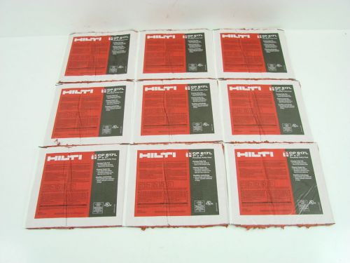Hilti CP 617L 7&#034;x7&#034; LOT of 9 Firestop Putty Pads Home Safety Electric Protection