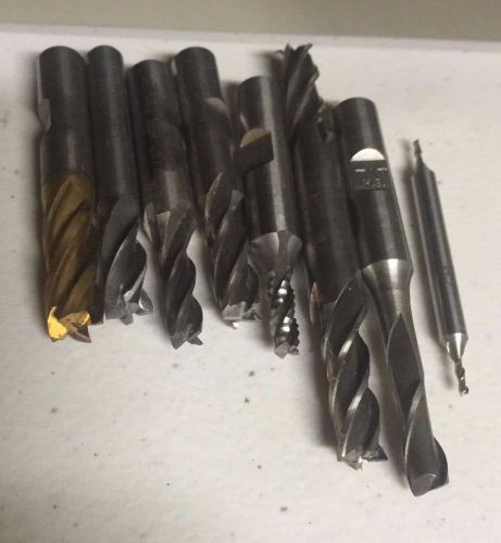 Assorted Endmill Cutting Tools 40 count - All Sizes