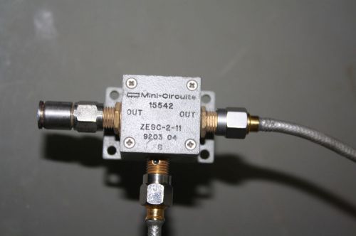 Mini-Circuits ZESC-2-11 Power Divider 10-2000MHz SPDT Splitter I.L&lt;0.5dB Tested