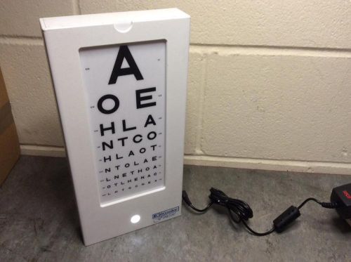 Keeler Finesse Single Sided Eye test chart (last one)