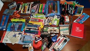 wholesale lot office supplies ball point pens fiskas highlighters sharpies