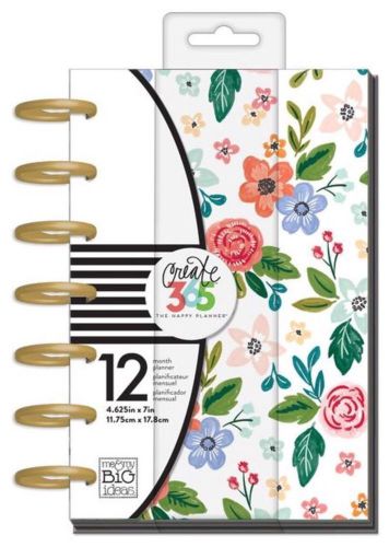 Brand NEW Create 365 MINI FRESH FLORAL Happy Planner 12 Month Beautiful book HTF