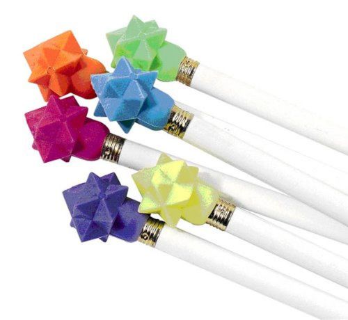 Geometric Star Eraser Top (1-Pack of 144) 1-Pack of 144