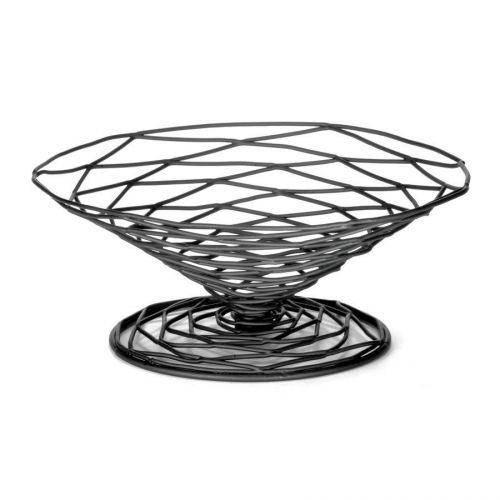 Tablecraft BK194 Artisan Round Appetizer Wire Cone Basket - 9&#034; x 4&#034;