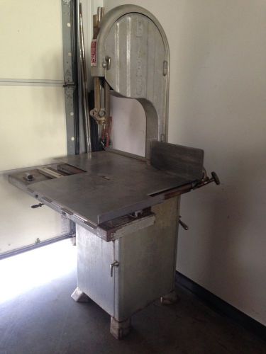 Biro 34 meat saw package deal - saw, 3 phase converter - blades for sale