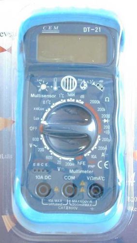 5in1 thermometer light lux humidity sound multi meter dt-21 dmm noise tester new for sale