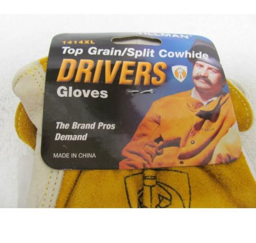 Tillman 1414xl drivers gloves x-large split cowhide for sale