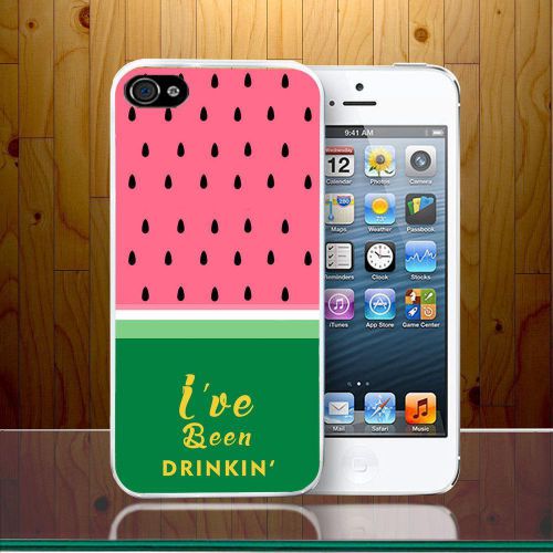 New Cool Design Ive Drink Watermelon Fruit Collage For Samsung iPhone Cover Case