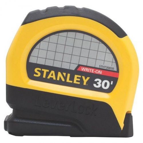 Stanley stht30830 leverlock 30&#039; tape rule w/7&#039; blade standout &amp; write on label for sale
